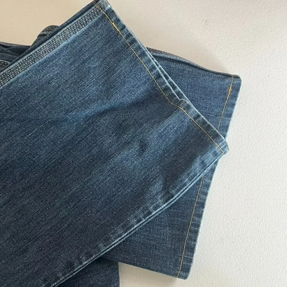 Carhartt Jeans Men's 30x32 Dark Wash Relaxed Fit Bootcut Denim B310 DRT